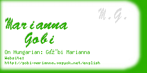 marianna gobi business card